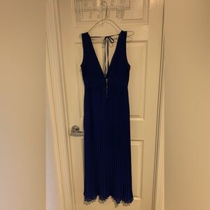 Ya Los Angeles Deep Blue Backless Dress
